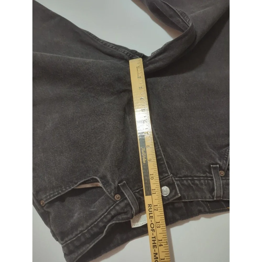 Vtg 90s Levis 960 Loose Fit Straight Leg Jeans 31x31 USA Orange Tab Washed Black